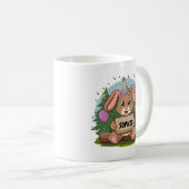 Konijn Verjaardag コーヒーマグカップ (正面右)
