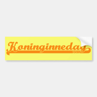 Koninginnedag バンパーステッカー