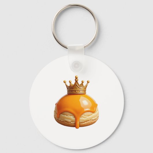 Koningsdag 2026 Tompouce Crown Keychain キーホルダー (正面)