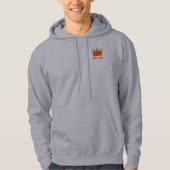 Koningsdag ‘Gezellig’ hoodie - oranje tekst -  パーカ (正面)