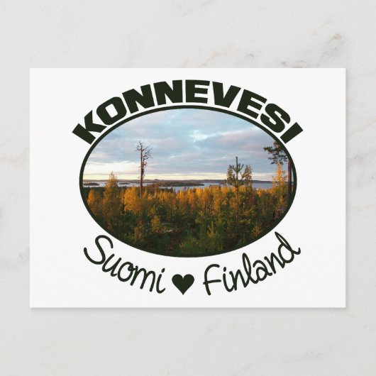 Konnevesiはがき ポストカード (正面)