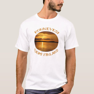 Konnevesiサンセットシャツ – 選択スタイル tシャツ
