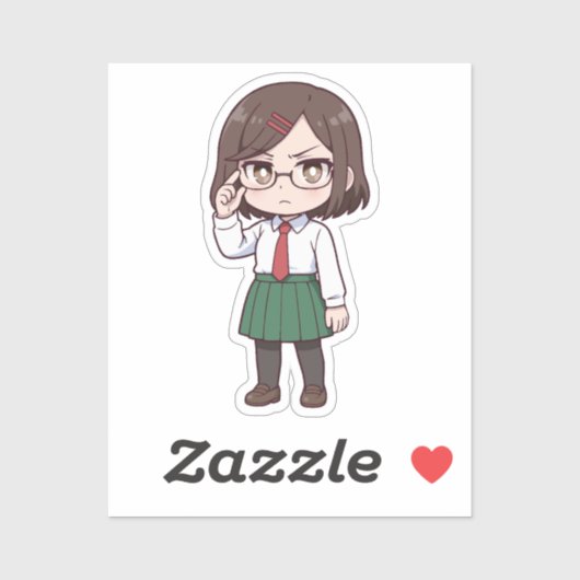 Konoha Koga Chibi Assassin Girl シール (シート)