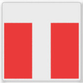 Konolfingen district flag, Switzerland シール (正面)