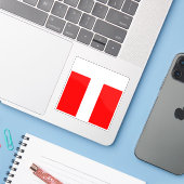 Konolfingen district flag, Switzerland シール (ノートパソコンとiPhone)