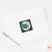 Kontraŭfaŝisma-agado Esperanto スクエアシール (封筒)