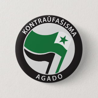 Kontraŭfaŝisma-agado Esperanto 缶バッジ