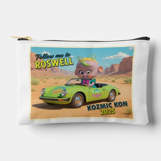 Konventionファスナーバッグ アクセサリーポーチ (正面)