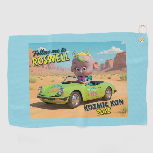 Konvention microfiber golf towel ゴルフタオル (横)