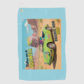 Konvention microfiber golf towel ゴルフタオル (正面)