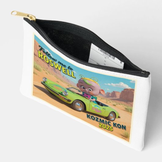 Konvention Zipper bag  アクセサリーポーチ (見開き)