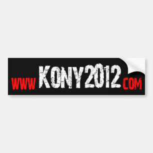 Konyを有名に- Kony 2012年作って下さい バンパーステッカー