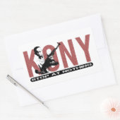 KONY – 無ストップ事で。子ども兵士 長方形シール (封筒)