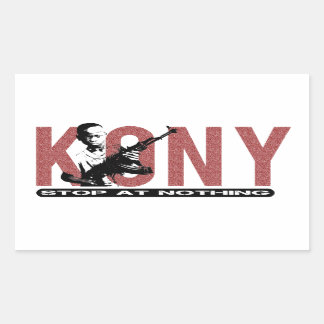 KONY – 無ストップ事で。子ども兵士 長方形シール