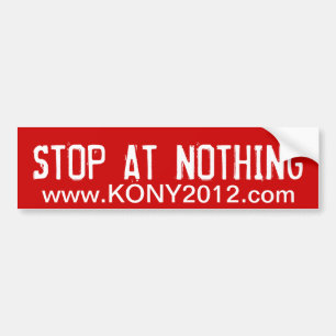 Kony 2012のバンパーステッカー バンパーステッカー