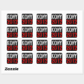 KONY 2012ステッカー スクエアシール (シート)