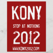 Kony 2012フルカラーフライヤー チラシ (裏面)