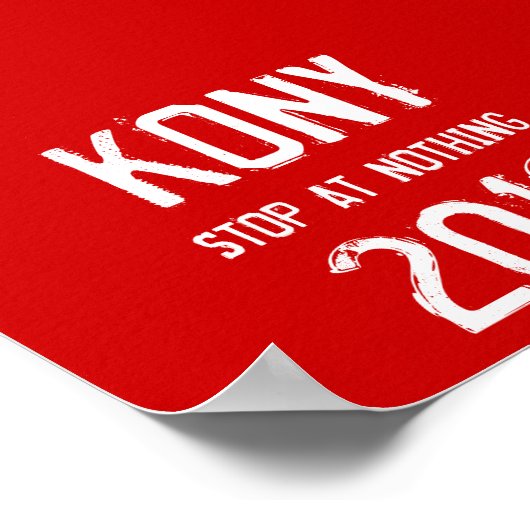 Kony 2012ポスター ポスター (角)