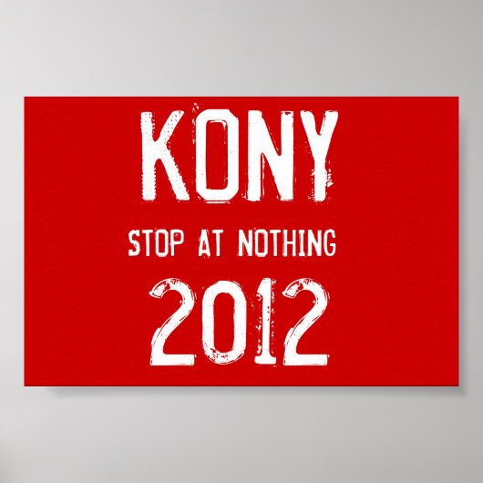 Kony 2012ポスター ポスター (正面)