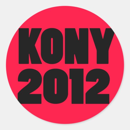 KONY 2012ライトステッカー ラウンドシール (正面)