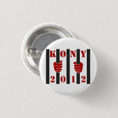 Kony 2012停止ヨセフKonyの刑務所 缶バッジ (正面&裏面)
