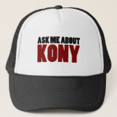 Kony 2012停止ヨセフKonyの質問について尋ねて下さい キャップ (正面)