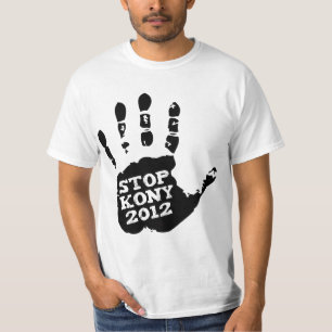 Kony 2012停止ヨセフKony手 Tシャツ