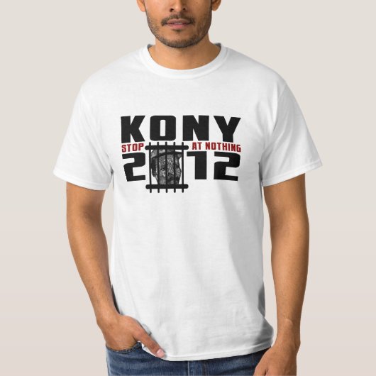 Kony 2012停止Konyの最も最高のなTシャツ Tシャツ (正面)