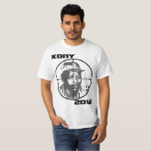 Kony 2012年のヨセフKonyターゲットクロスヘア Tシャツ (正面フル)