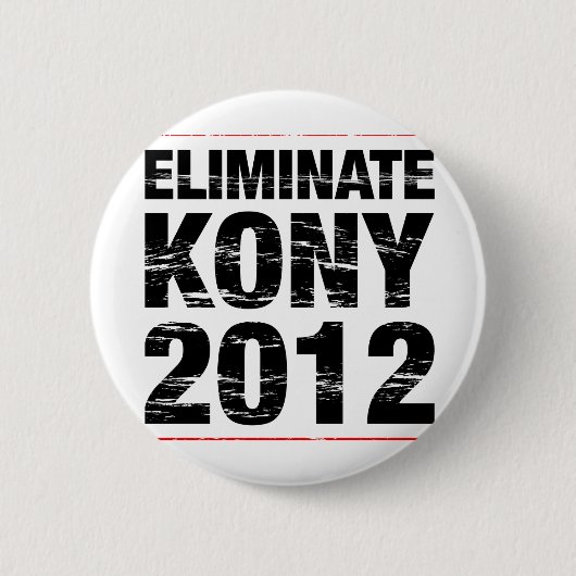 Kony 2012年を除去して下さい 缶バッジ (正面)