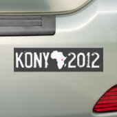 Kony 2012年 バンパーステッカー (車上)