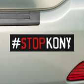Kony 2012年 バンパーステッカー (車上)