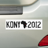 Kony 2012年 バンパーステッカー (車上)