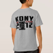 Kony 2012年-何もの停止 tシャツ (裏面)