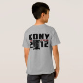 Kony 2012年-何もの停止 tシャツ (裏面フル)