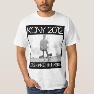 KONY 2012年-彼を目に見えるようにしよう Tシャツ