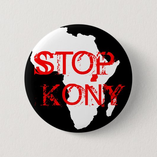 Kony 2012年 缶バッジ (正面)