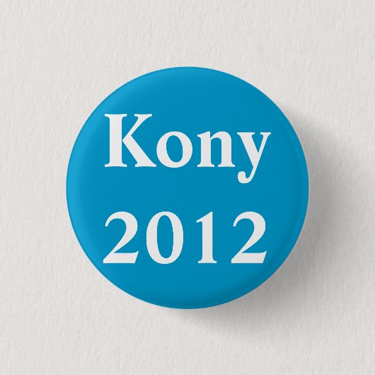 Kony 2012年 缶バッジ (正面)