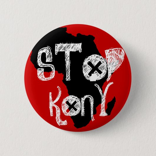 Kony 2012年 缶バッジ (正面)