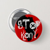 Kony 2012年 缶バッジ (正面&裏面)
