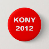 Kony 2012年 缶バッジ (正面)
