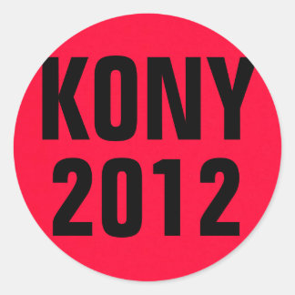 KONY 2012赤 ラウンドシール