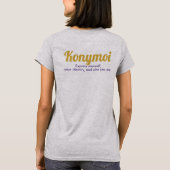 Konymoi「Beyond 賛美 Measure」Tシャツ Tシャツ (裏面)