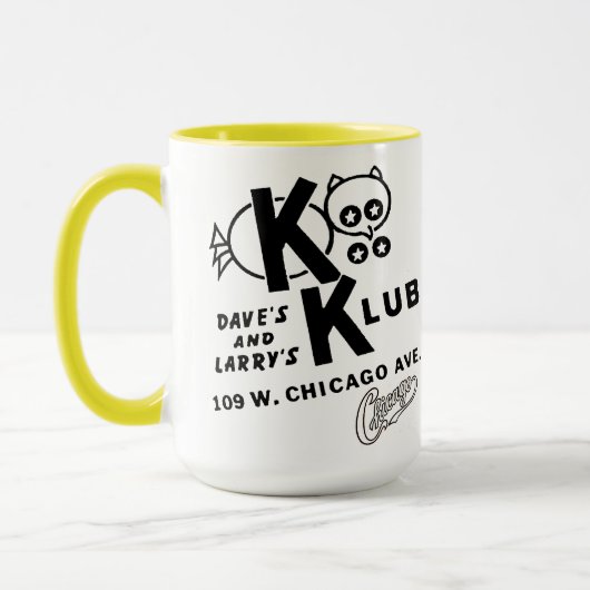 KOO KOO KLUB，シカゴ，イリノイ マグカップ (左)