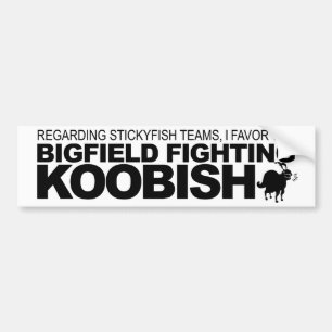 KOOBISHは行きます! バンパーステッカー