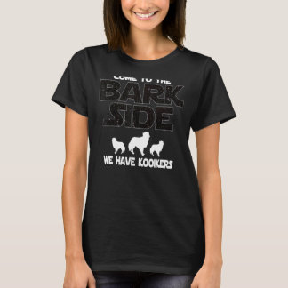 Kooiker Dog K 9 来を樹皮の側 Tシャツ