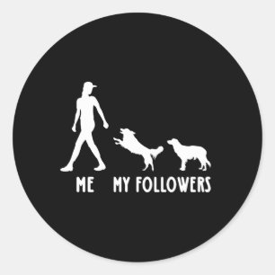 kooikerhondjeマイフォロワーシャツkooikerhondje犬 ラウンドシール