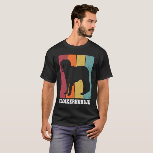 Kooikerhondje Vintage  2 Tシャツ (正面フル)