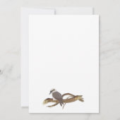 Kookaburra Australian Eucalyptus赤ちゃんシャワー 招待状 (裏面)