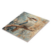 Kookaburra in a Tree Watercolor タイル (側面)